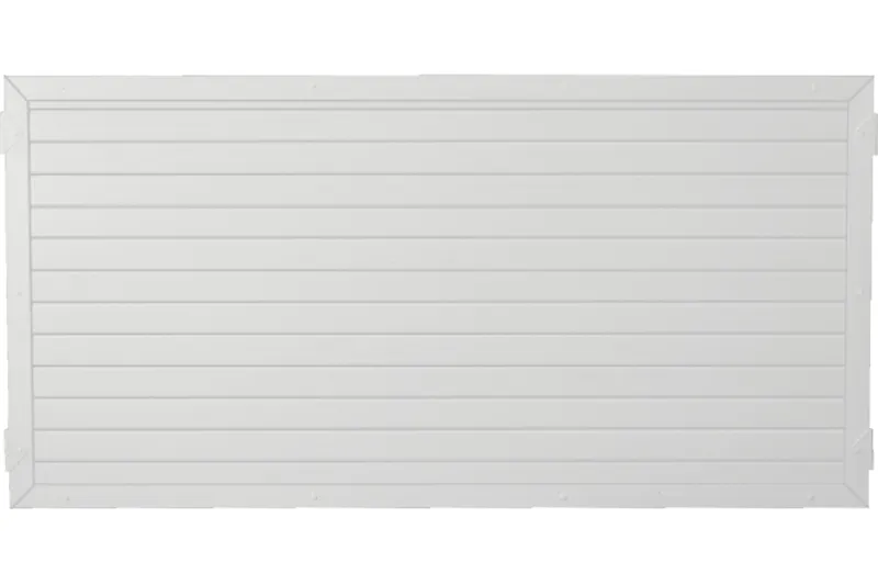 Sichtschutzzaun Kunststoff weiß 180 x 90 cm (Serie Juist)