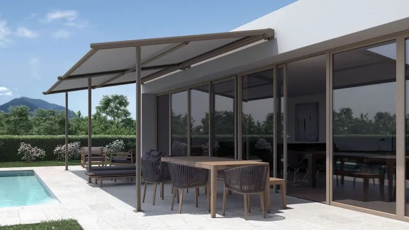 Pergolamarkise Caprio Pergola nach Maß
