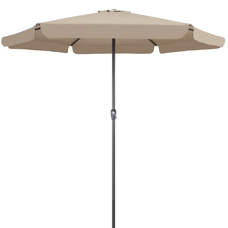 Sonnenschirm Maui Taupe Ø330cm UV-Schutz 80+